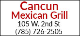Cancun Mexican Grill Sponsorship Banner